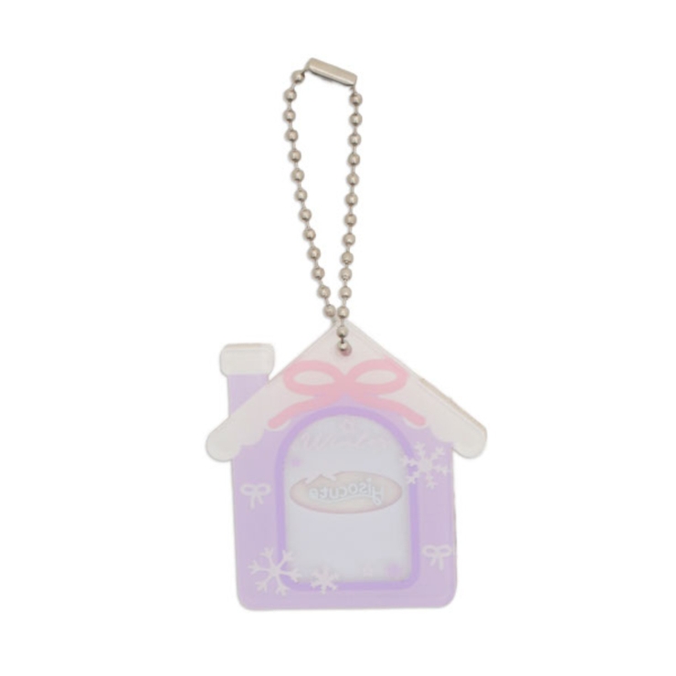 ライトパープル | スノーハウスIDフォトケースキーホルダー | WEGO【WOMEN】