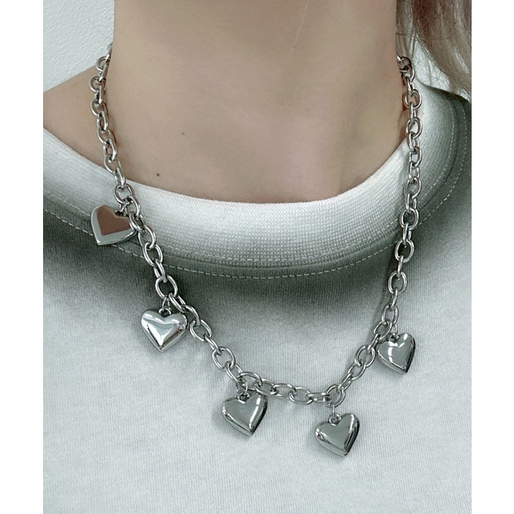 柄2 | Lモチーフステンレスネックレス | WEGO【WOMEN】