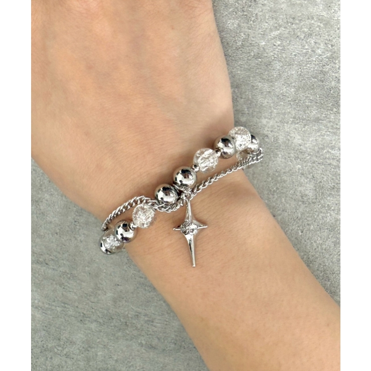 Lデザインチェーンモチーフブレス | WEGO【WOMEN】 | 詳細画像1 