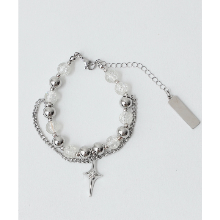 Lデザインチェーンモチーフブレス | WEGO【WOMEN】 | 詳細画像2 