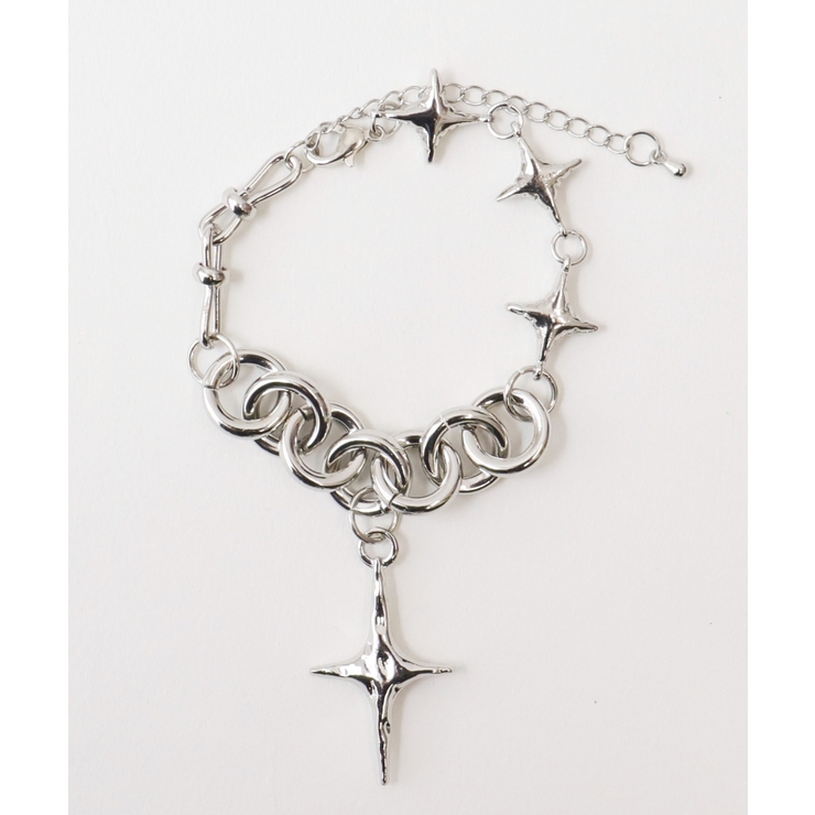 Lキラキラモチーフチェーンブレス | WEGO【WOMEN】 | 詳細画像1 