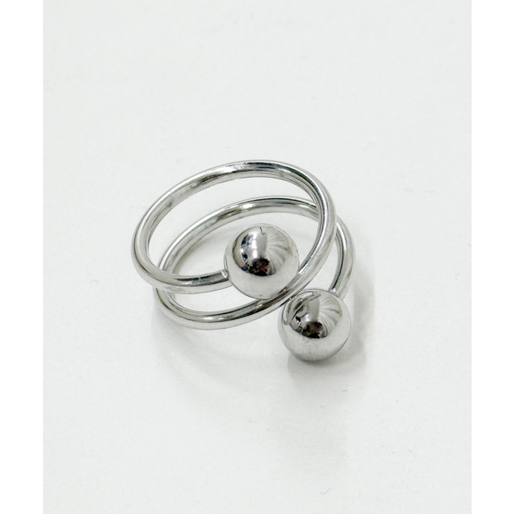 Lデザインステンレスリング | WEGO【WOMEN】 | 詳細画像4 