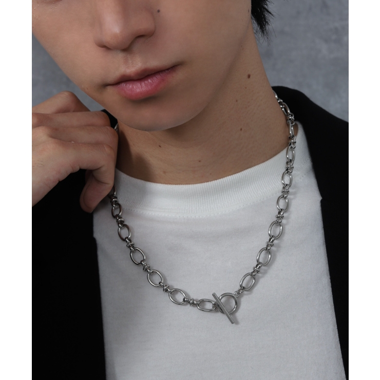 柄3 | Mステンレスマンテルチェーンネックレス | WEGO【MEN】