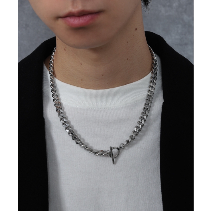 Mステンレスマンテルチェーンネックレス | WEGO【MEN】 | 詳細画像4 