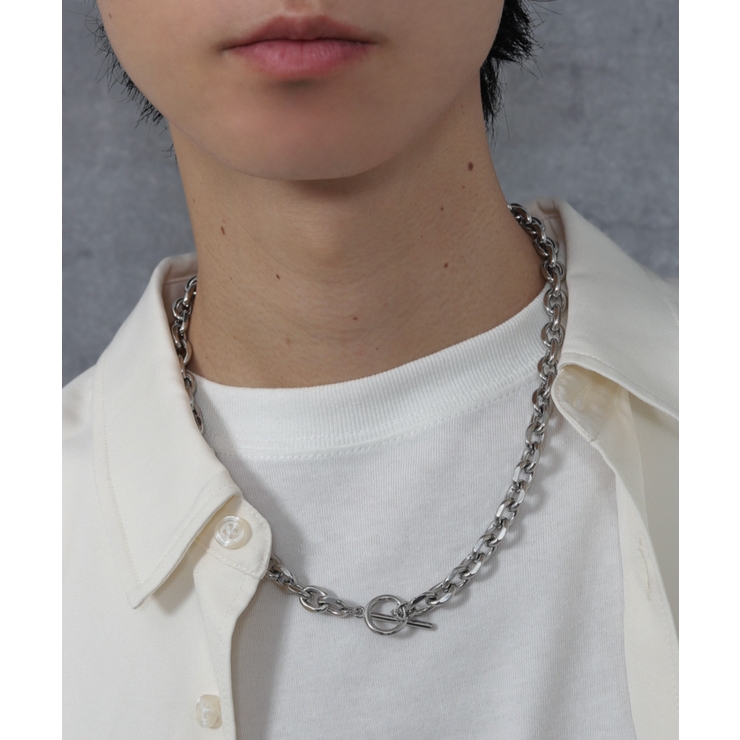 Mステンレスマンテルチェーンネックレス | WEGO【MEN】 | 詳細画像9 