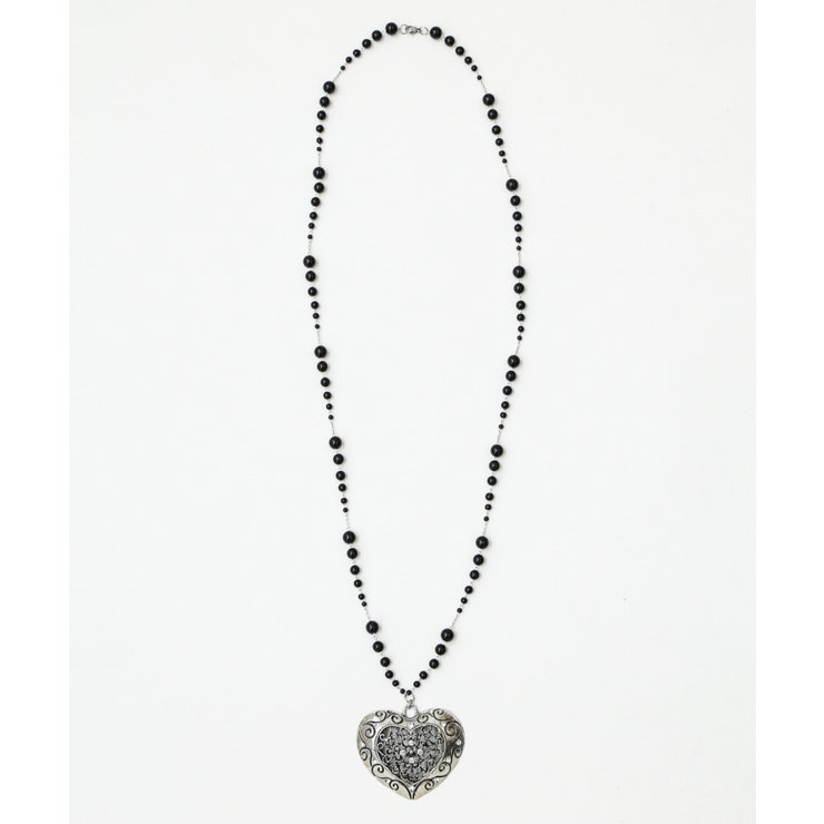 LアンティークBIGハートモチーフネックレス | WEGO【WOMEN】 | 詳細画像3 