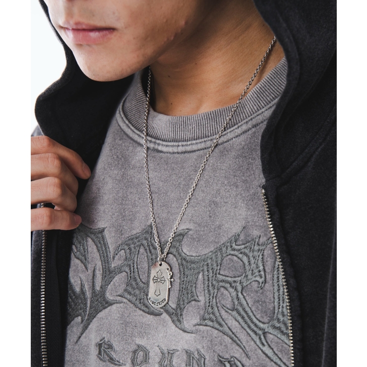 Mモチーフドッグタグネックレス | WEGO【MEN】 | 詳細画像5 