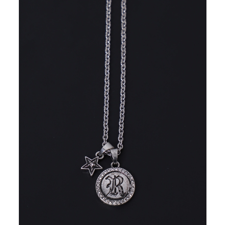 柄3 | Mラインストーンモチーフネックレス | WEGO【MEN】