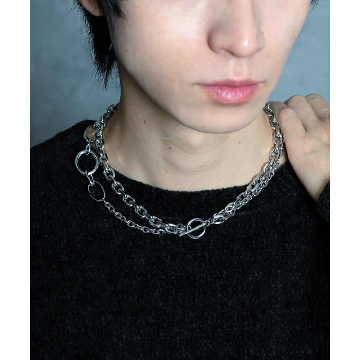 柄3 | Mコンビネーションチェーンチョーカー | WEGO【MEN】