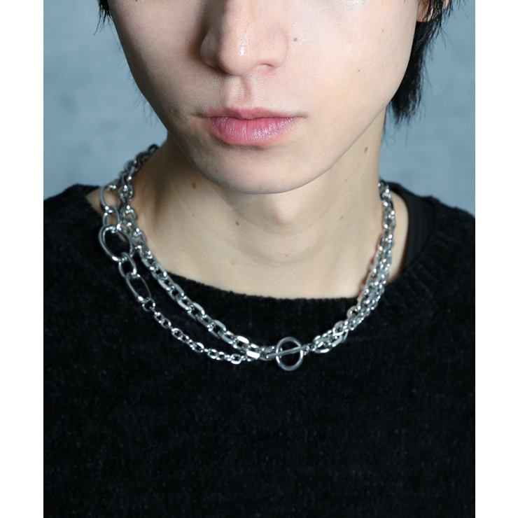 Mコンビネーションチェーンチョーカー | WEGO【MEN】 | 詳細画像13 