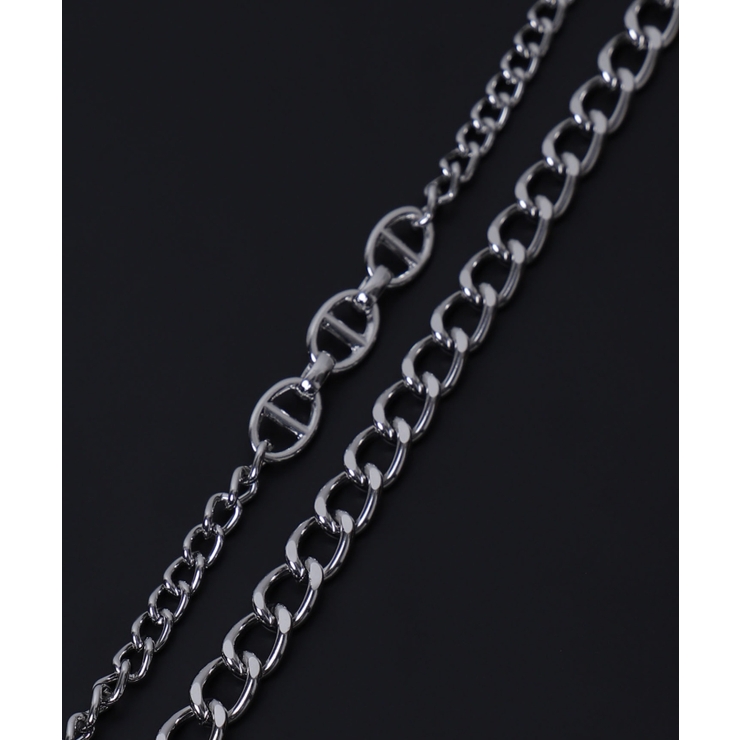 Mコンビネーションチェーンチョーカー | WEGO【MEN】 | 詳細画像21 