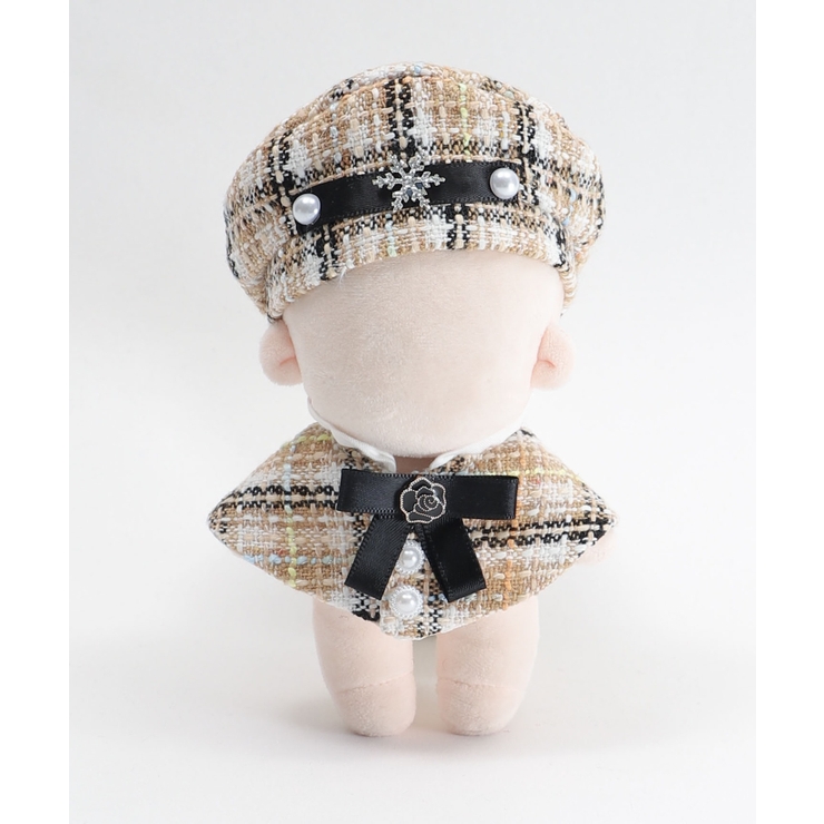 キャメル | ぬいツイードケープセット12cm | WEGO【WOMEN】