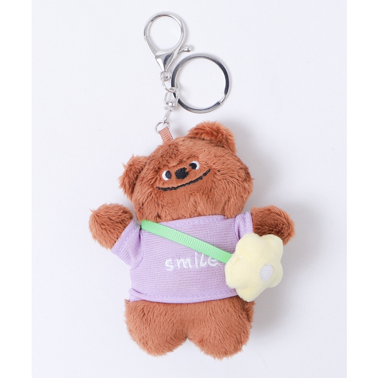 ダークブラウン | おでかけsmileベアぬいぐるみキーホルダー | WEGO【WOMEN】