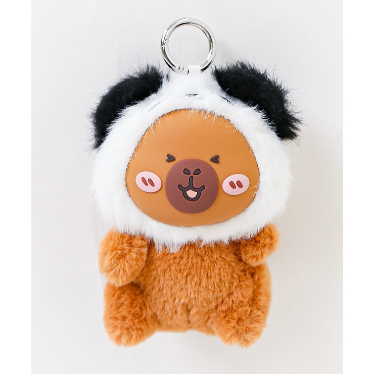 ホワイト | ぷっくりカピバラぬいぐるみキーホルダー | WEGO【WOMEN】
