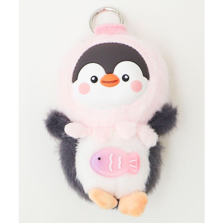 ピンク | ぷっくりぺんぎんぬいぐるみキーホルダー | WEGO【WOMEN】