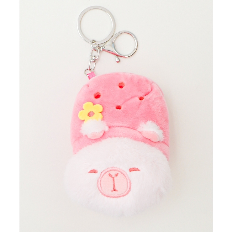 ピンク | サンダルカピバラぬいぐるみキーホルダー | WEGO【WOMEN】