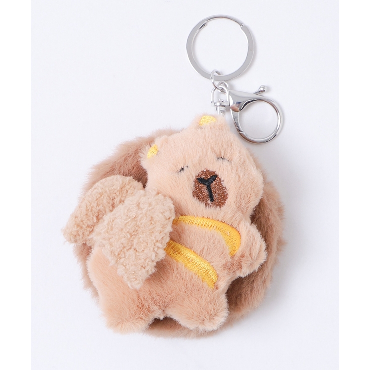 カピバラぬいぐるみミラーキーホルダー | WEGO【WOMEN】 | 詳細画像1 