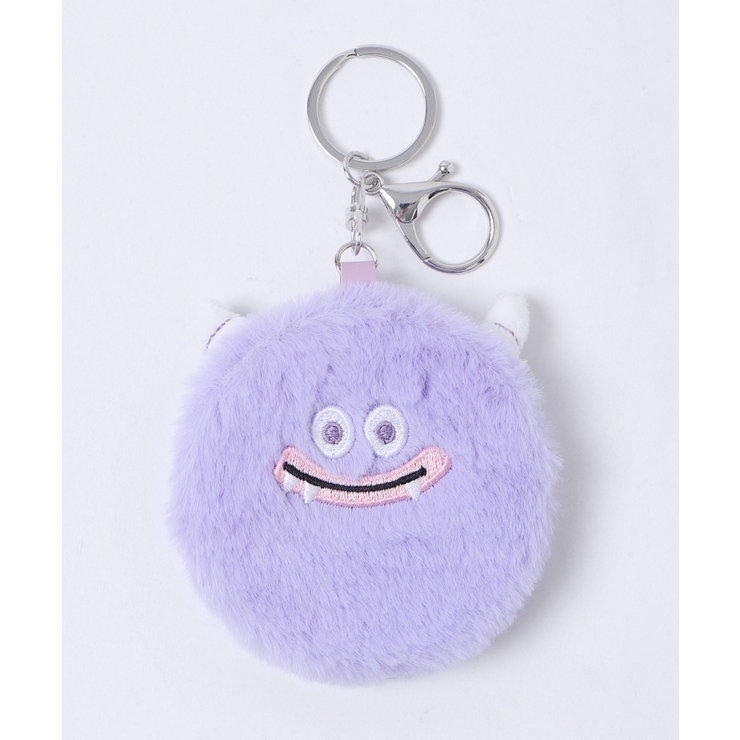 パープル | モンスターぬいぐるみミラーキーホルダー | WEGO【WOMEN】