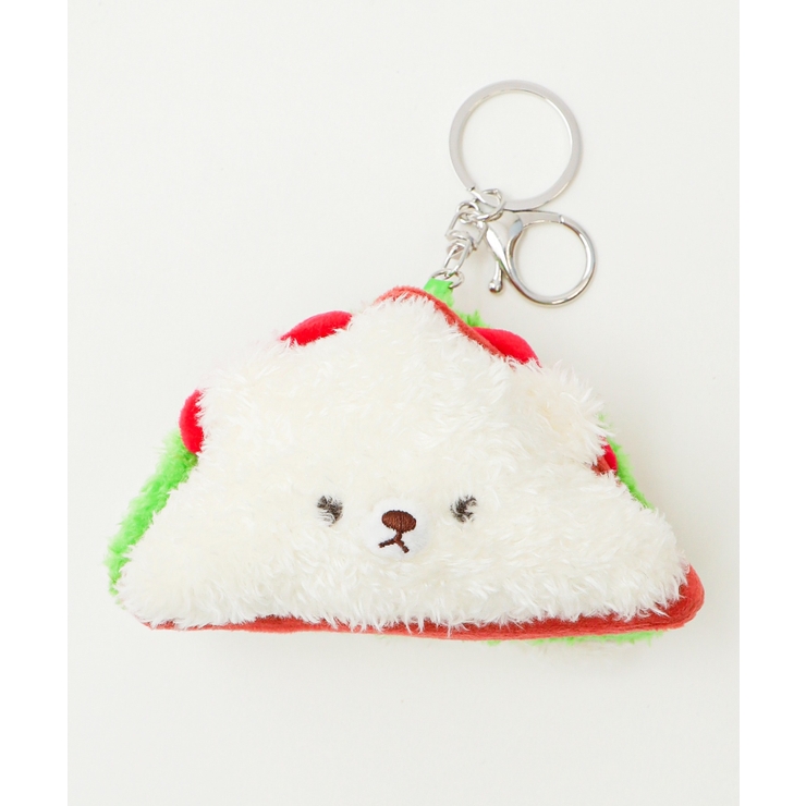 ホワイト | ベアサンドイッチぬいぐるみキーホルダー | WEGO【WOMEN】