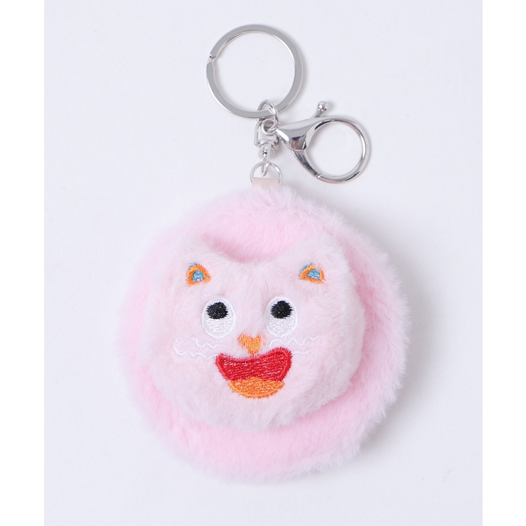 ライトピンク | ねこちゃんぬいぐるみミラーキーホルダー | WEGO【WOMEN】