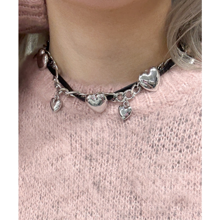 LモチーフPUMIXチェーンチョーカー | WEGO【WOMEN】 | 詳細画像2 