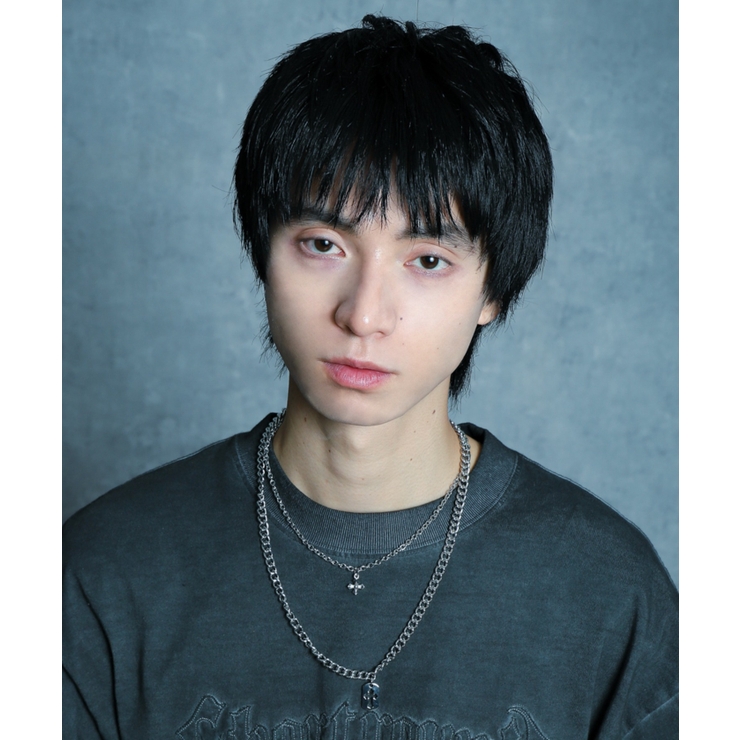 柄2 | Mモチーフレイヤードネックレス | WEGO【MEN】