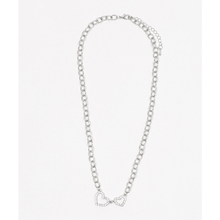 Lラインストーンダブルモチーフネックレス | WEGO【WOMEN】 | 詳細画像8 