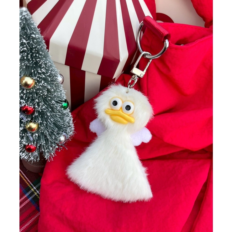 ホワイト | メリーハピネスエンジェルモンスターぬいぐるみキーホルダー | WEGO【WOMEN】