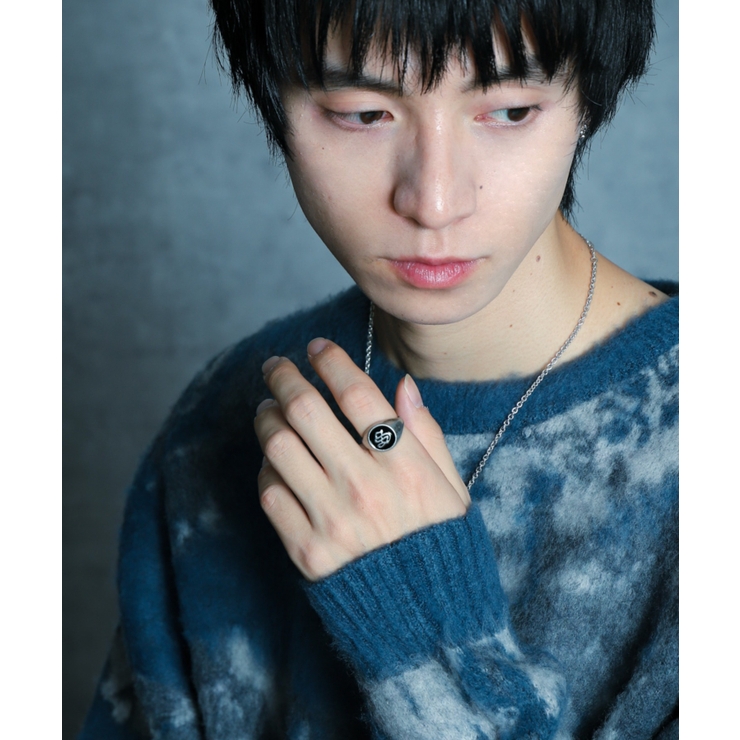 Mイニシャルボリュームリング | WEGO【MEN】 | 詳細画像1 