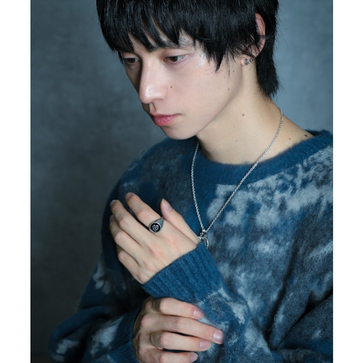 Mイニシャルボリュームリング | WEGO【MEN】 | 詳細画像5 