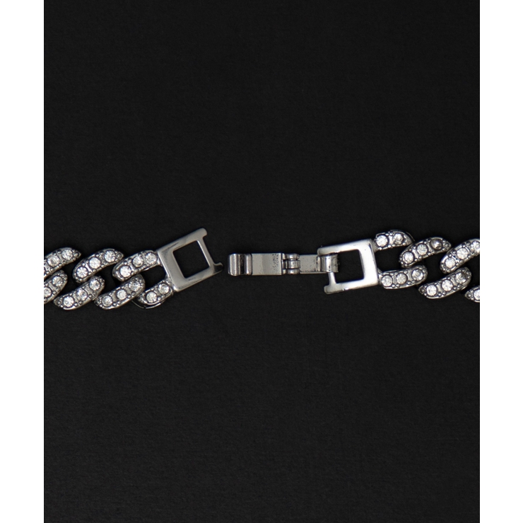 Mモチーフラインストーンネックレス | WEGO【MEN】 | 詳細画像5 