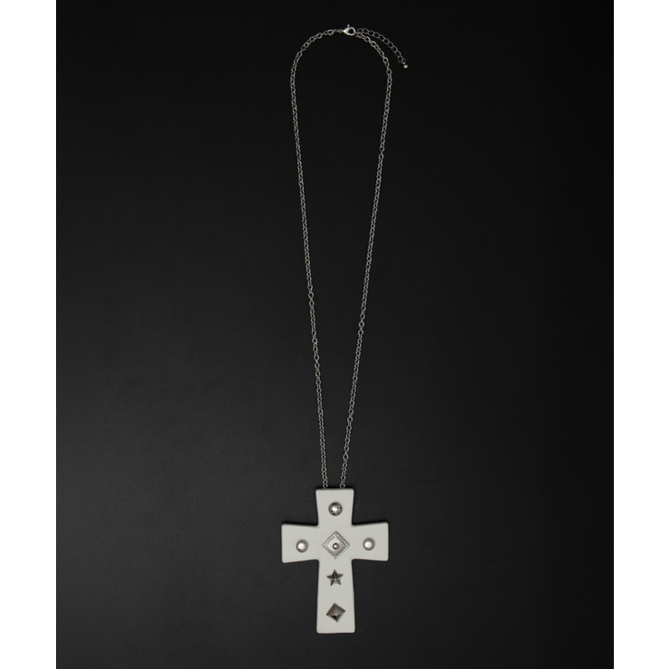 MPUスタッズクロスネックレス | WEGO【MEN】 | 詳細画像1 