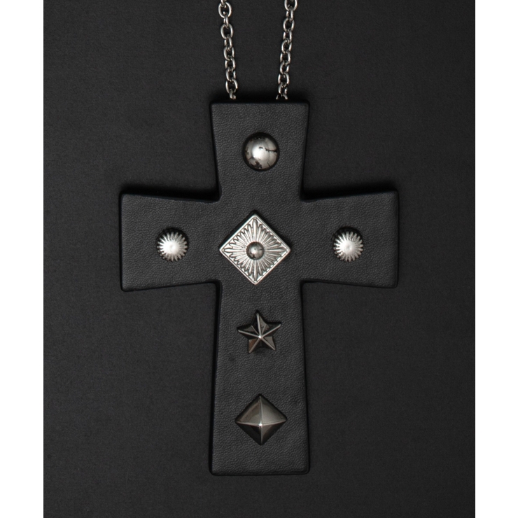 MPUスタッズクロスネックレス | WEGO【MEN】 | 詳細画像2 