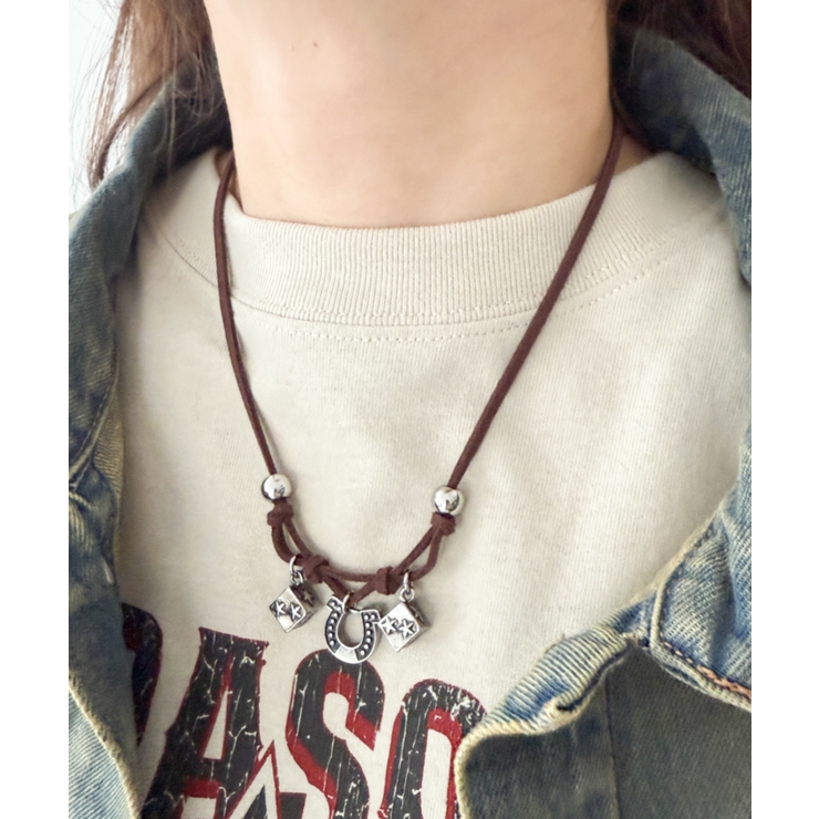 Lモチーフパーツコードネックレス | WEGO【WOMEN】 | 詳細画像4 