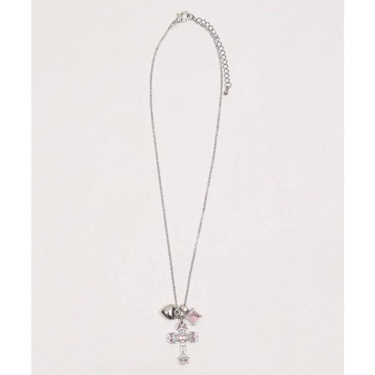 L3Pモチーフクロスネックレス | WEGO【WOMEN】 | 詳細画像4 