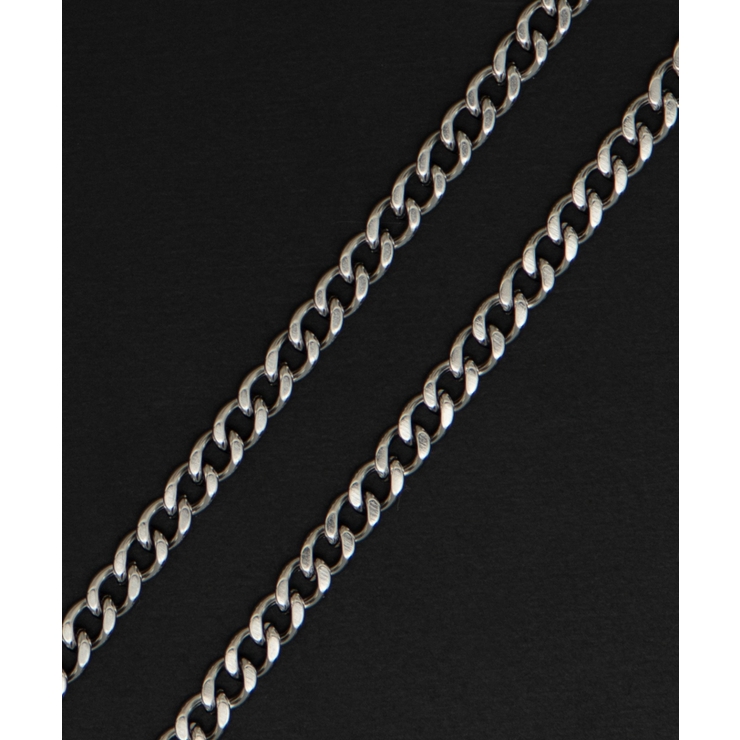 Mスクエアモチーフステンレスネックレス | WEGO【MEN】 | 詳細画像3 