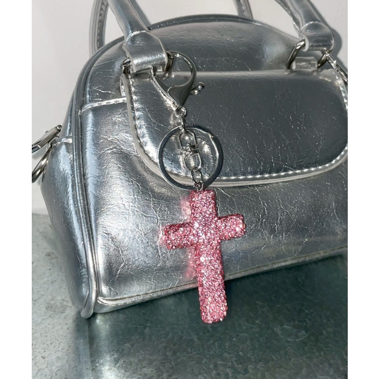 ピンク | キラキラクロスキーホルダー | WEGO【WOMEN】