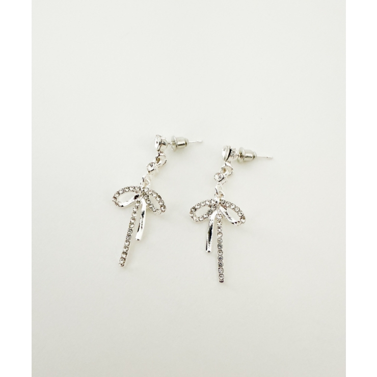 Lラインストーンモチーフピアス | WEGO【WOMEN】 | 詳細画像3 