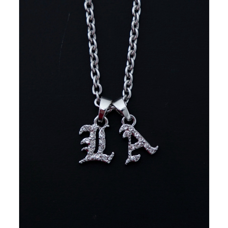 柄3 | Mラインストーンダブルモチーフネックレス | WEGO【MEN】