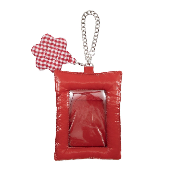 レッド | パフィカードホルダーキーホルダー | WEGO【WOMEN】