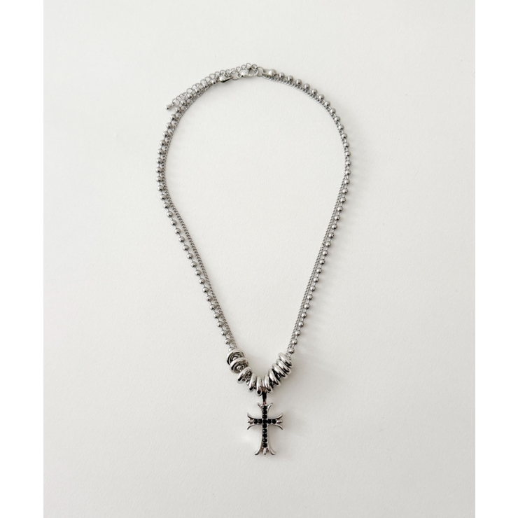 Lリングモチーフボールチェーンネックレス | WEGO【WOMEN】 | 詳細画像2 