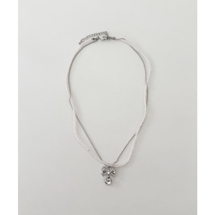 L2連ビーズモチーフネックレス | WEGO【WOMEN】 | 詳細画像4 