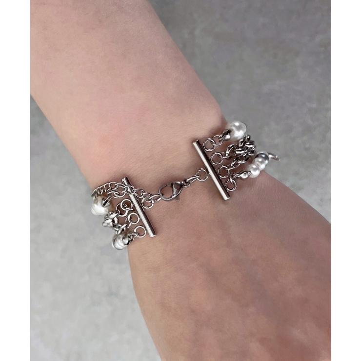 Lパールチェーンジャラトップブレス | WEGO【WOMEN】 | 詳細画像2 