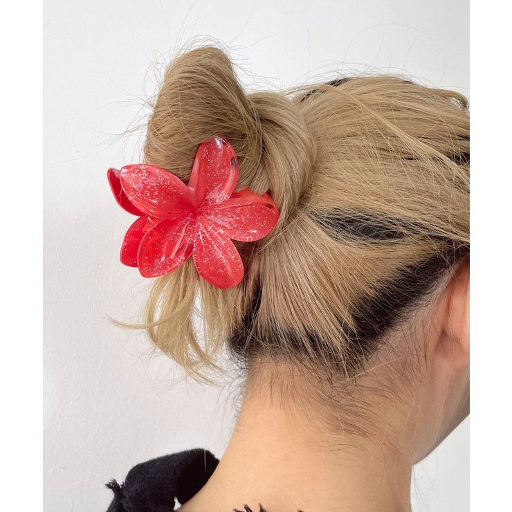 レッド | Lラメフラワーバンス | WEGO【WOMEN】