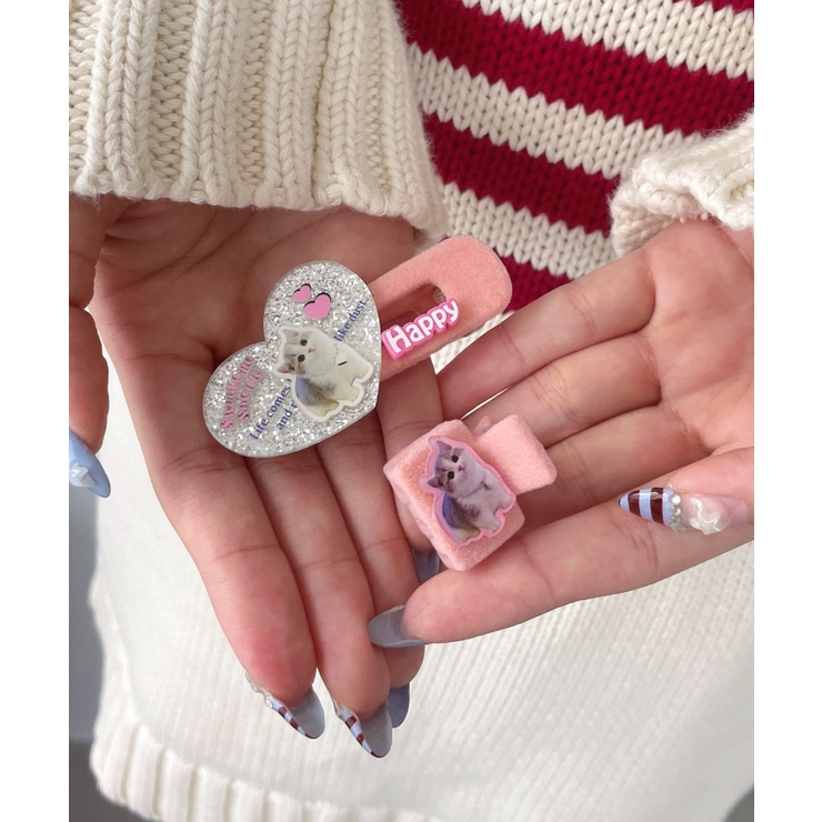 L2Pフォトプリントクリップ | WEGO【WOMEN】 | 詳細画像1 