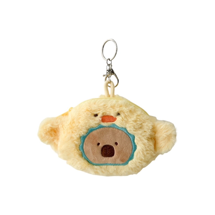 イエロー | あにまるキャップぬいぐるみポーチ | WEGO【WOMEN】