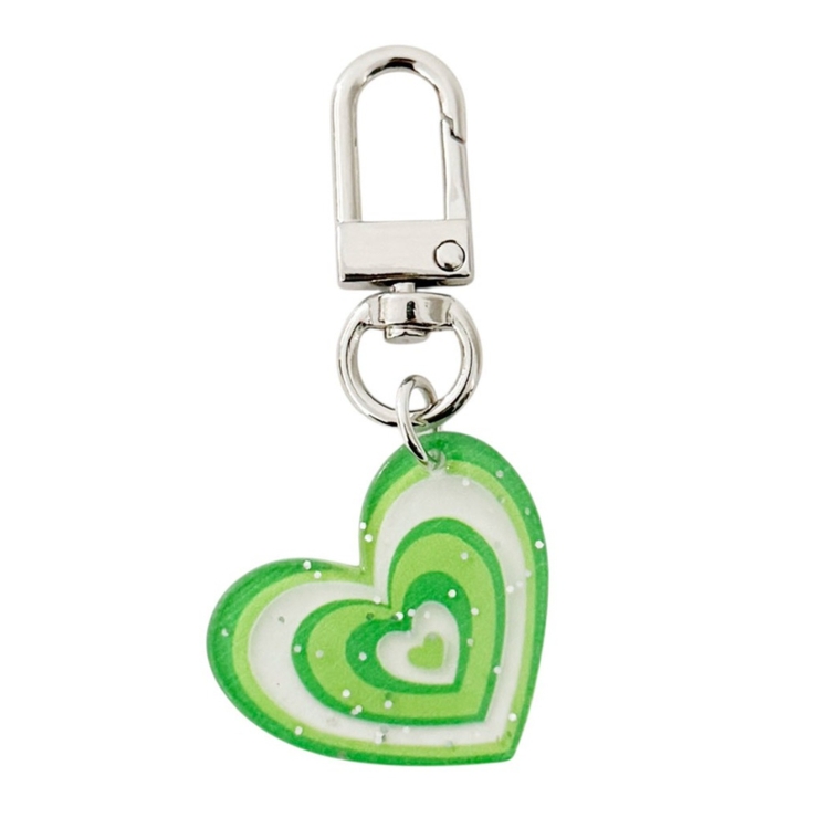 グリーン | カラフルハートキーホルダー | WEGO【WOMEN】