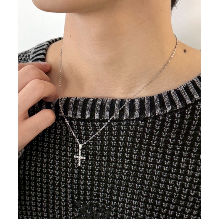 Mクロスモチーフネックレス | WEGO【MEN】 | 詳細画像1 