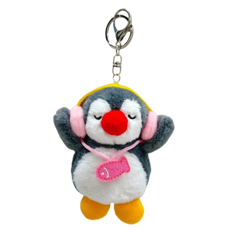 ヘッドホンペンギンぬいぐるみキーホルダー | WEGO【WOMEN】 | 詳細画像1 