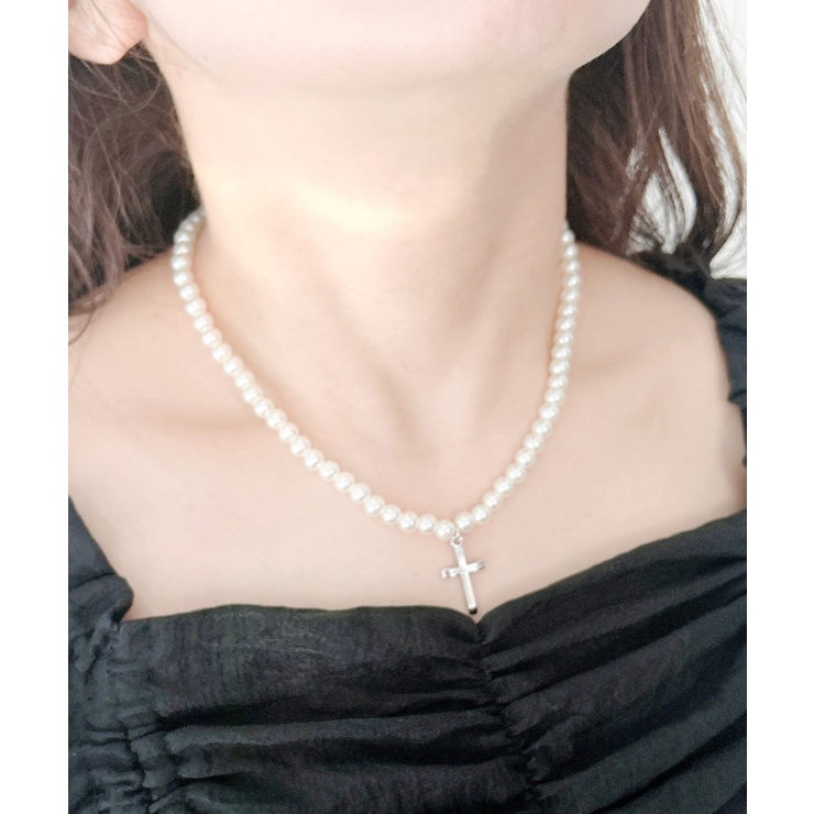 Lモチーフトップパールネックレス | WEGO【WOMEN】 | 詳細画像7 